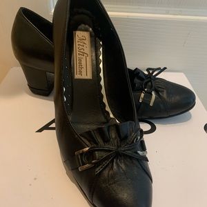 Mish black leather shoes